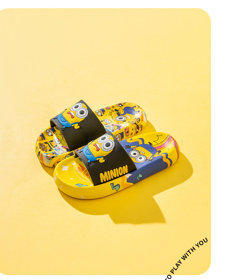 Minions Children's Slippers Indoor Summer Cartoon Home Non-Slip 2026 New Model Parent-Child Boys Girls Sandals — 21