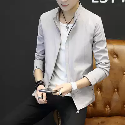 2021 Spring and Autumn New jacket men's flying thin Korean slim trend handsome casual men's coat on clothes