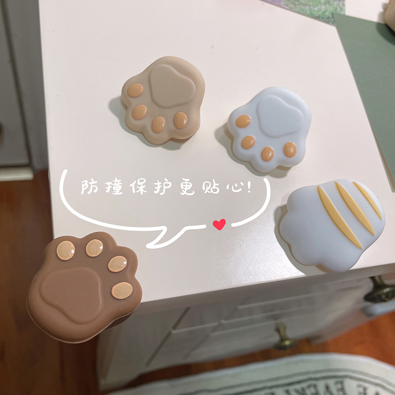 Cute cat claw table corner anti-collision corner protection children's silicone anti-collision protection corner sharp corner anti-collision table coffee table bag corner