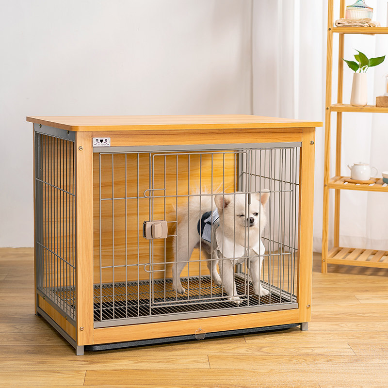 Wooden rabbit dog cage pet kennel home indoor furniture size model dog house fence shopping cage