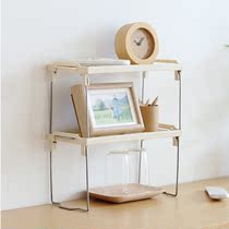 Pinhejia simple multi-functional folding lazy corner rack home bedroom living room kitchen rack multi-layer storage rack