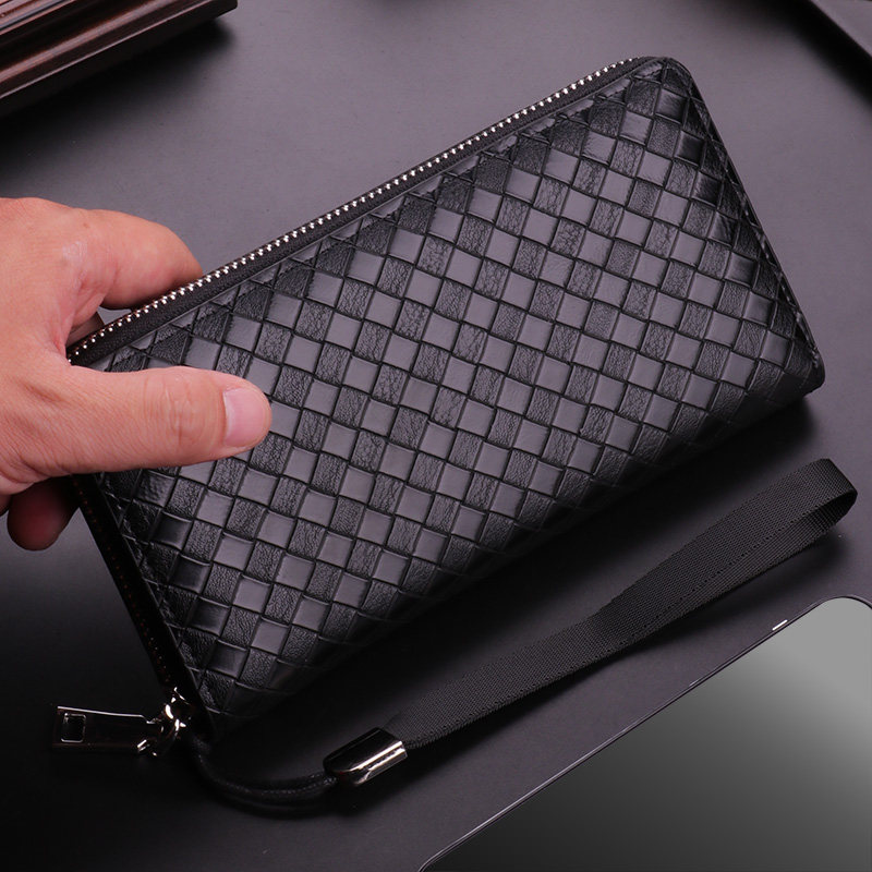Мужские сумки, новинка 2025 года, клатч из микрофибры большой емкости, высококачественный клатч sense of old money, горизонтальный кошелек класса люкс