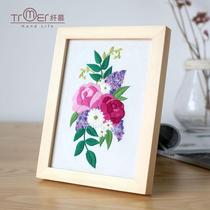 Hand embroidery diy material package for beginners self-embroidery three-dimensional embroidery suzhou embroidery fabric making gifts for boyfriend