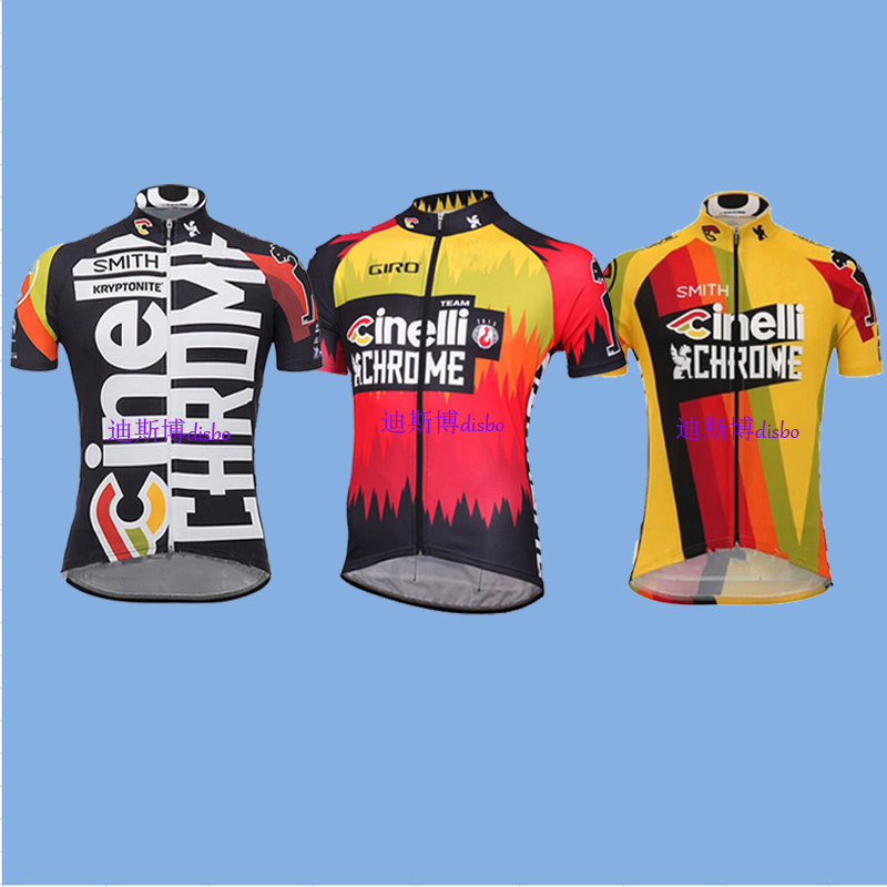 Team version of the riding suit short suit bicycle Tour de France mountain bike short-sleeved perspiration breathable quick-drying road shirt summer