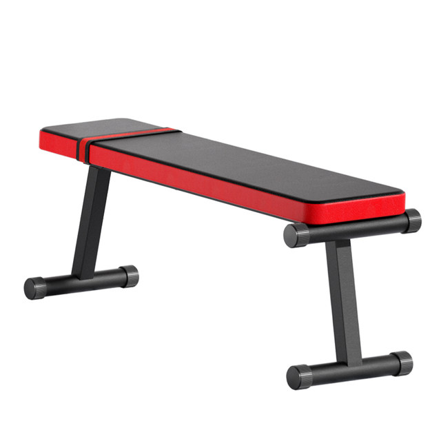 ຕຽງນອນ dumbbell ຂອງຄົວເຮືອນ flat bench bench press foldable sit-ups board fitness chair ເຄື່ອງອອກກໍາລັງກາຍນົກງ່າຍດາຍ