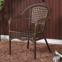 Four-foot rattan chair single leaning back armchair rattan chairs Home Cafe modern rattan with armchair Armchair Dining Chair Single Balcony