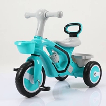 Baby bike 3 years old Child mute tricycle with light music with rear storage 2-6 years old