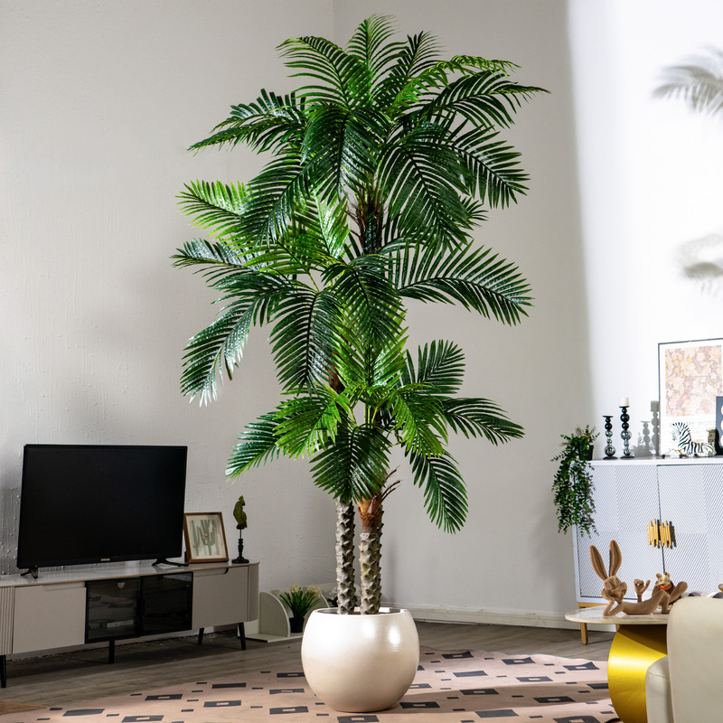 Large Simulated Palm Tree, High-End Artificial Green Plant, Modern Living Room Decoration, Indoor Coconut Tree Large Simulated Palm Tree, High-End Artificial Green Plant, Modern Living Room Decoration, Indoor Coconut Tree