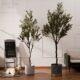 Nordic Large Artificial Olive Tree Green Plant Ornament for Living Room Indoor Homestay Fake Tree Plant Potted Floor Decoration