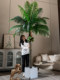 Large Artificial Plant Coconut Tree Sunflower Indoor Bionic Sunflower Fake Tree Bonsai Potted Plant Landscaping Decoration Ornament