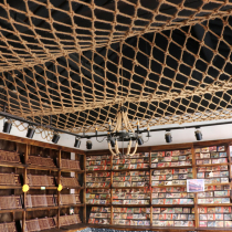 Naughty Castle White Protective Screen Hemp Rope Nursery Breeding Decoration Site Guard Rail Climbing Net Safety Net Customization