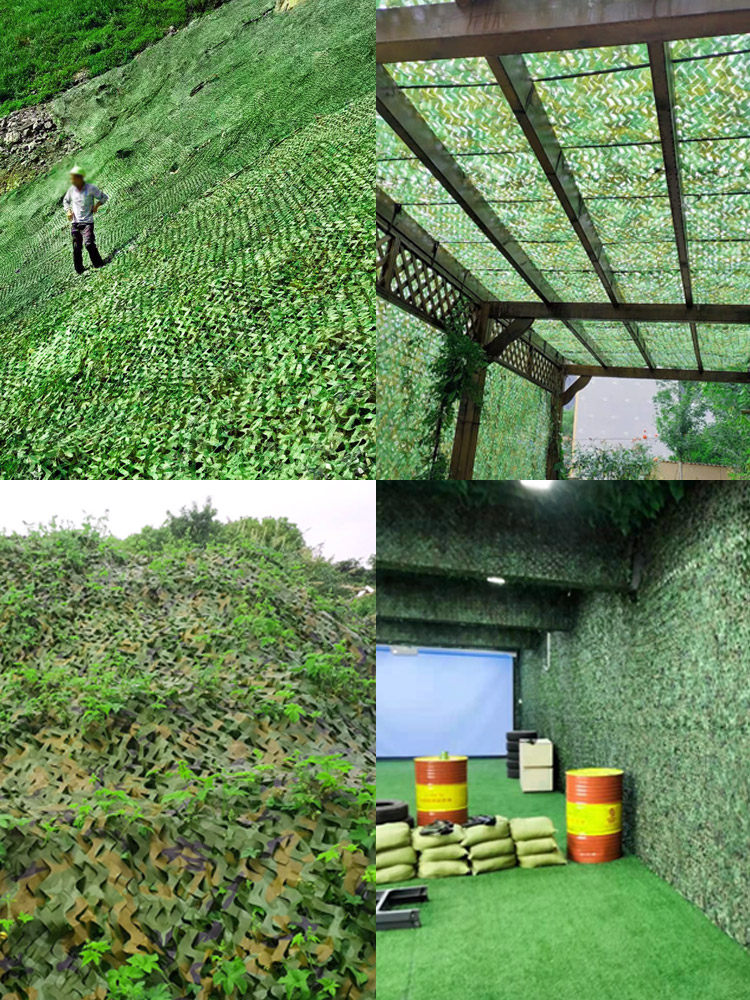 Anti-satellite aerial photo cover camouflage anti-fake web camouflage net interior decoration outdoor shade shading sunscreen camouflage cloth