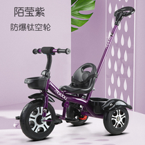 4-year-old child tricycle goes out to foot on a bicycle kindergarten new and versatile can push simple baby push