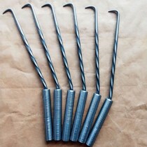 Kunming Xiaobanqiao tie hook Super hard pile core steel tie hook handle resistant to knocking full anti-skid ring handle