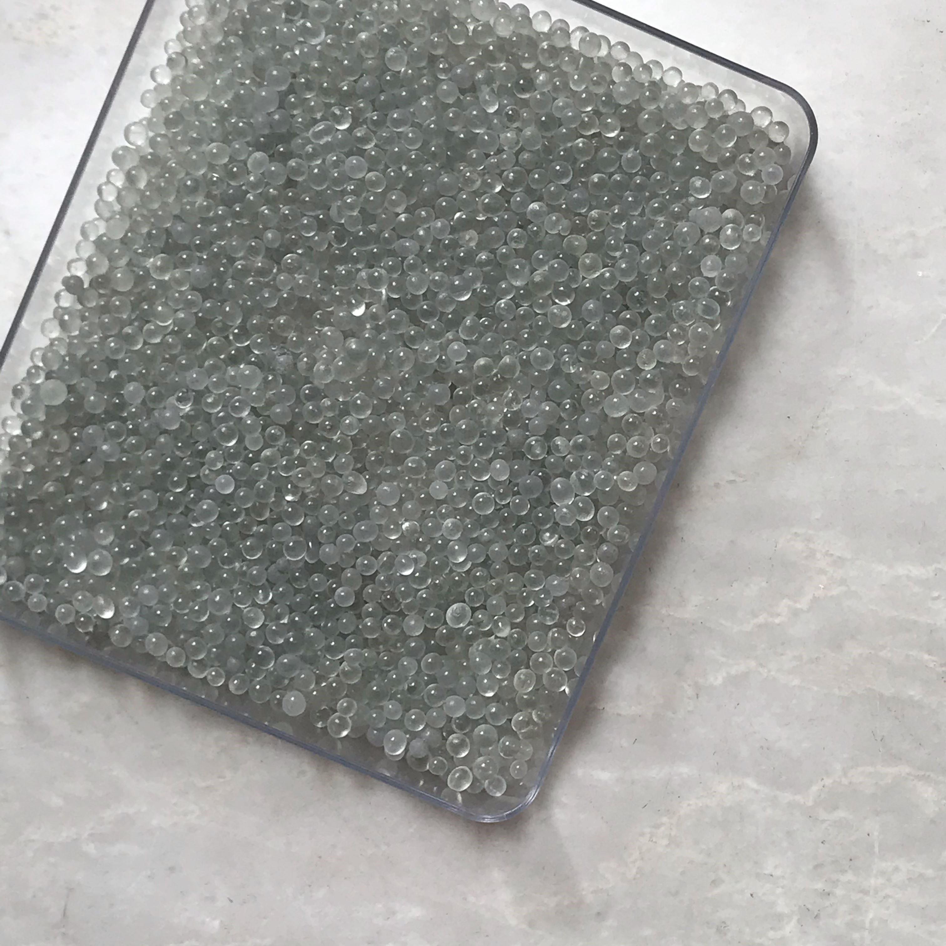 Heavy Pearl Dopper Center of Gravity Transparent Glass Bears Standing Pludge Filled Pellet Pellet Pellet Garden