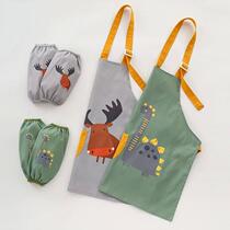 3pcs Baby Bibs Apron Child Kids Painting Cooking Baking