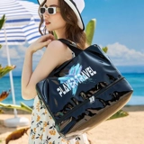 Вместительная и большая сумка-органайзер для плавания, универсальная одежда для йоги с разделителями подходит для мужчин и женщин