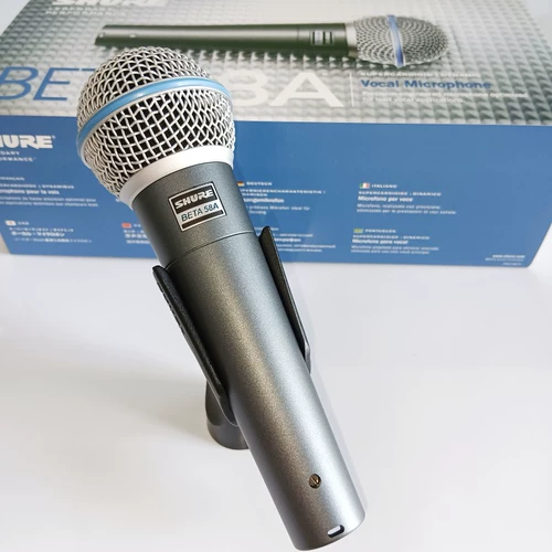 Shure/舒尔 Beta58a Wired Microphone Singing Live Recording Stage Performance Professional Microphone