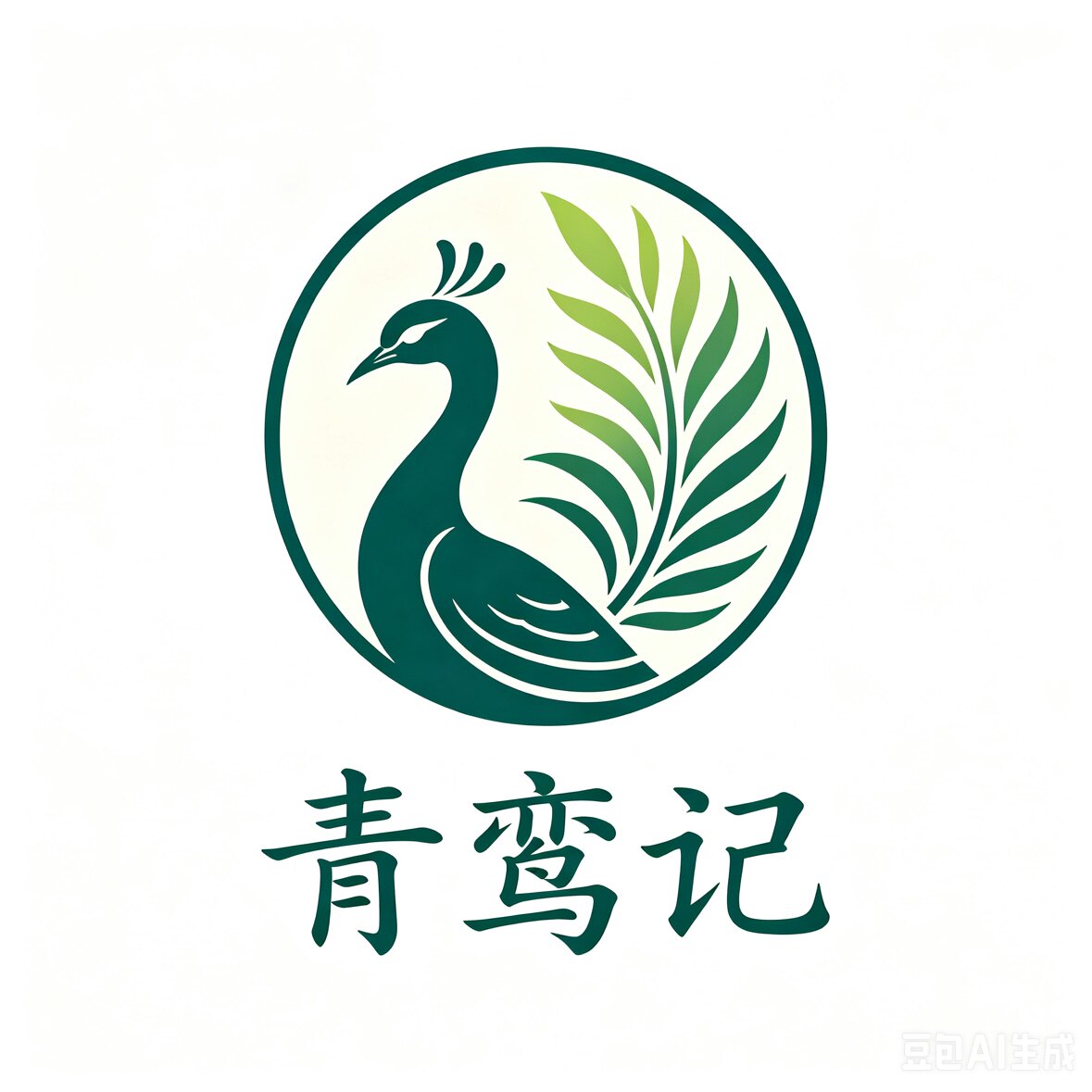 青鸾记销售绿植的LOGO