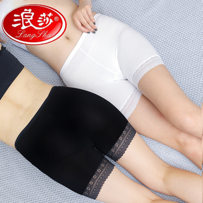 浪莎安全裤防走光女夏季蕾丝可内外穿保险短裤无痕薄款大码打底裤