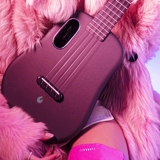 Розовое высококачественное укулеле с партитурой из углеродного волокна для взрослых