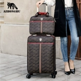 Мужская багажная вместительная и большая тележка для школьников, универсальный чемодан, 20 дюймов, поворотные колеса