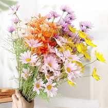 Simulation Vase Small Daisy Flowers Bouquet Fake Flowers Decoration Living Room Restaurant Decorations Hem Plastic Flower Gmulberry Flower Pots