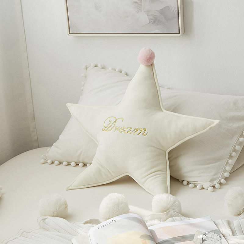 Teenage Girl Hearts supersens soft glutinous Alien Alien Pillow Cute Clouds Moon Stars Lean to Pillow Floating Window Decoration Accessories