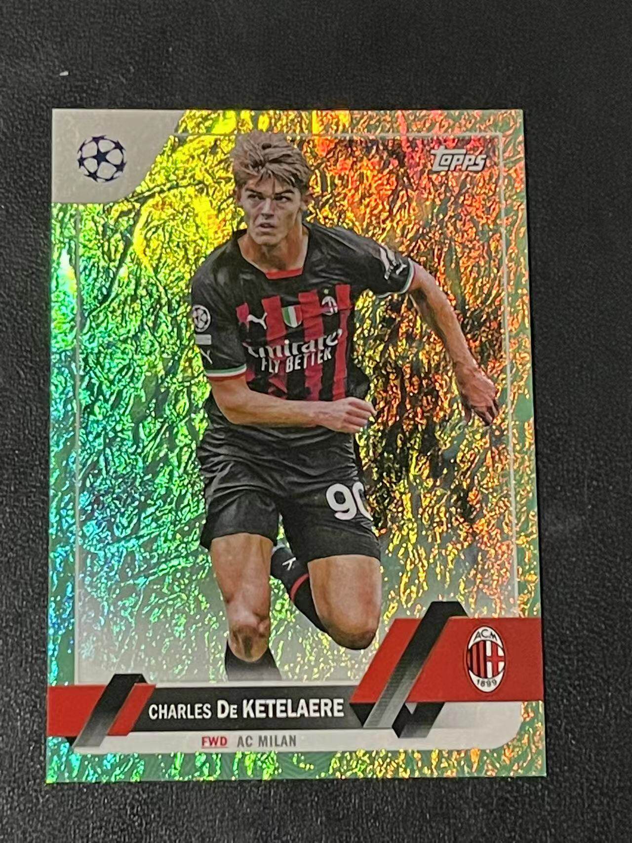 Star Car de Catrare AC Milan TOPPS Champions League 2023 Rabbit Year Jasper #90 Base