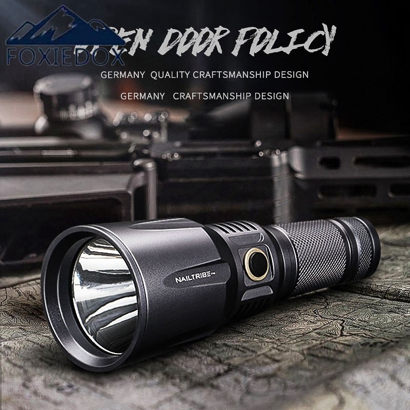FOXIEDOX German glare light flashlight lithium electric rechargeable far-shot outdoor ultra-bright xenon lamp imports 5000 meters