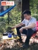 bàn ăn xếp gọn Du khách Bàn ghế gấp ngoài trời Hợp kim nhôm Nhẹ Xe máy di động Du lịch Cắm trại Câu cá Tour du lịch tự lái Bàn trà bộ bàn ghế ăn cơm gấp gọn ghế tựa lưng gấp gọn 