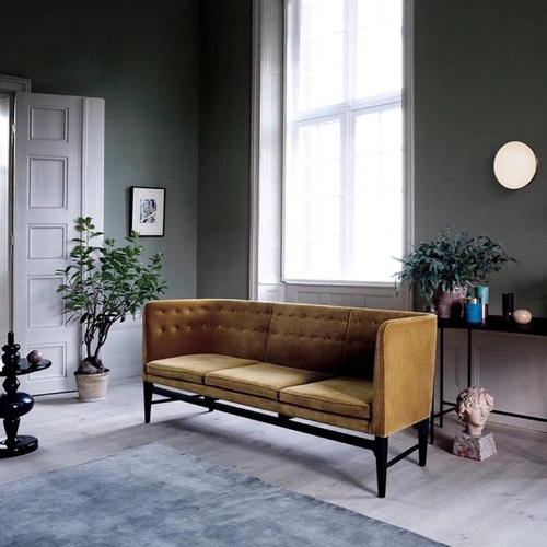 Ретро диван, дизайнерская ткань для гостиной