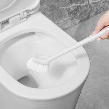 Japanese-style household wall-mounted small toilet brush without dead corners bathroom toilet brush squat toilet gap cleaning artifact