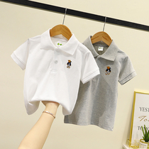 Barabbala boy T-shirt short sleeve child summer dress pure cotton POLO shirt for big children to leap half-sleeved baby tops