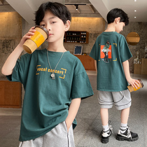 Barabbala boy short sleeve t-shirt summer mode of large childrens cotton tide tops children dressed Han-baby boy half sleeve
