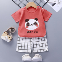 Barabara Childrens Clothing T - shirt Short Cotton New Spring Summer Baby Short - sleeved Boys and Girls Card