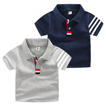Barabbala boy short - sleeved POLO shirt for children dressed 2022 summer new roller short - sleeve shirt thin cotton short