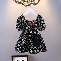 Barabara girls snow dress children summer dress 2022 new Yanqiao Red Childs Dress Princess Child