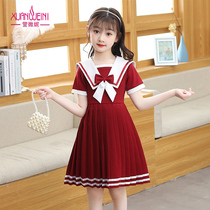Barabara girls dress summer dress 2022 new JK suite college wind children dress summer girl child child dress