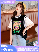 Barabara girl t - shirt summer dress short sleeve childrens tops half sleeved cotton 2022 new Han - edition summer gas