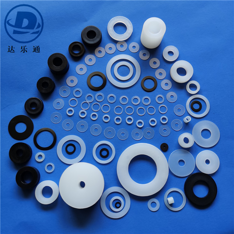 pa66 Nylon Plastic Abrasion Resistant Spacer Round Insulation Flat Pad Plastic Screw Hard Washers White China Sushi Mesis