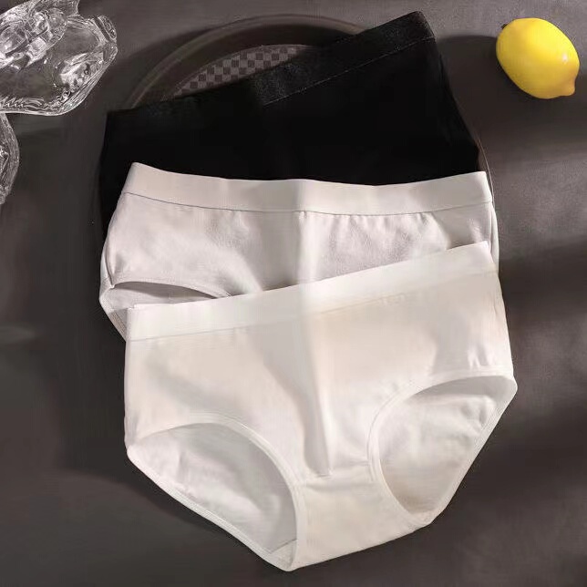 3-Pack of Pure Cotton Underwear for Women, Seamless, All-Cotton Crotch, Young Ladies, Japanese Style, Summer, Cool, Breathable, Thin Briefs