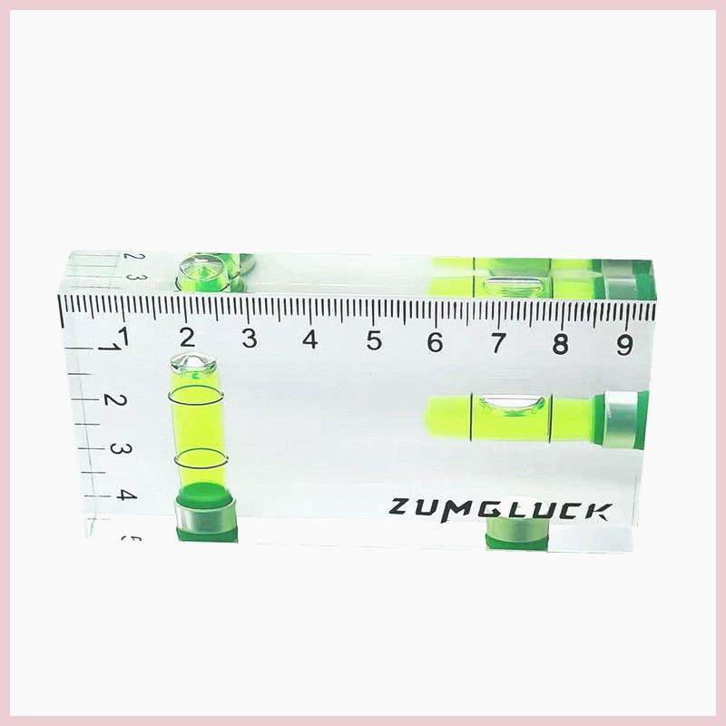 Water Flat Ruler Small Mini High Precision Horizontal Bubble Level Installation Measuring Tool New Transparent Gradienter-Taobao