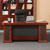 Government administrative office furniture high-quality executive desk walnut veneer imitation solid wood Guangdong famous brand modern Chinese style