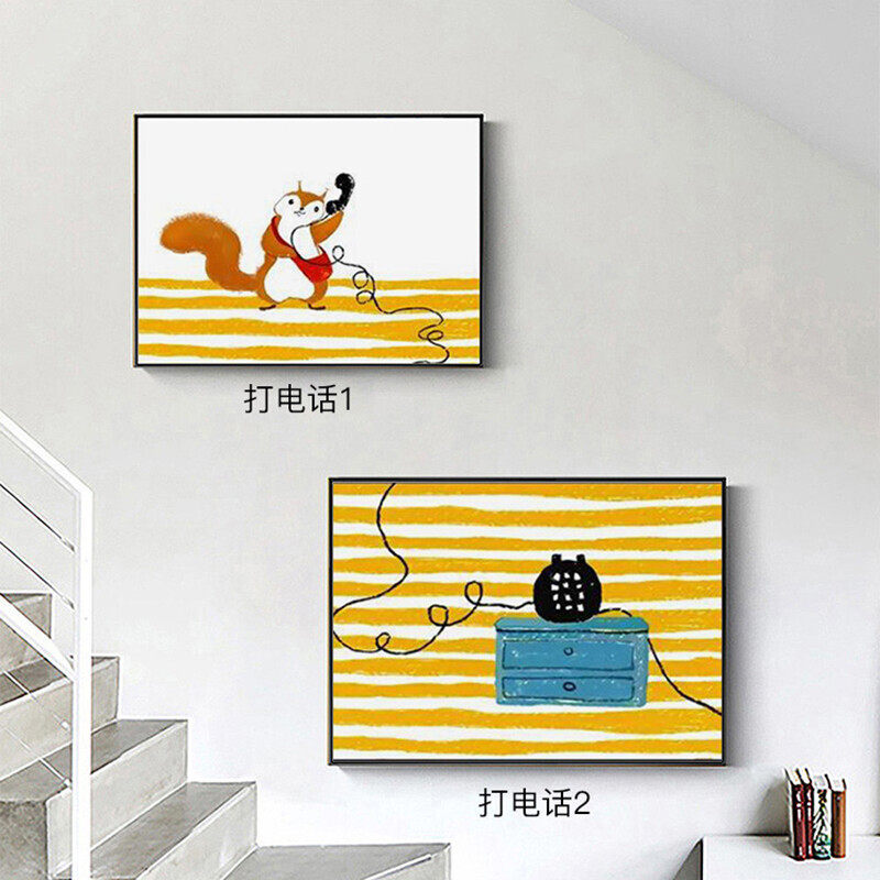 Meter box decorative painting two free punch strength and weakness of the electric box set up and down combination cover hanging painting distribution box occlusion