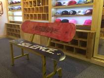 Light luxury ski snowboard model props studio shooting exhibition more decorative car rear car ornaments sliding