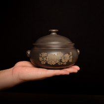 Dianyao Yunnan steam pot chicken steam pot Jianshui purple pottery mini small steam pot catering household water-proof stew pot rice noodle soup pot