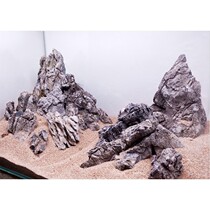 5 pounds of Qinglong stone landscaping stone Fish tank grass tank landscaping Decorative English stone Piling rockery landscaping stone