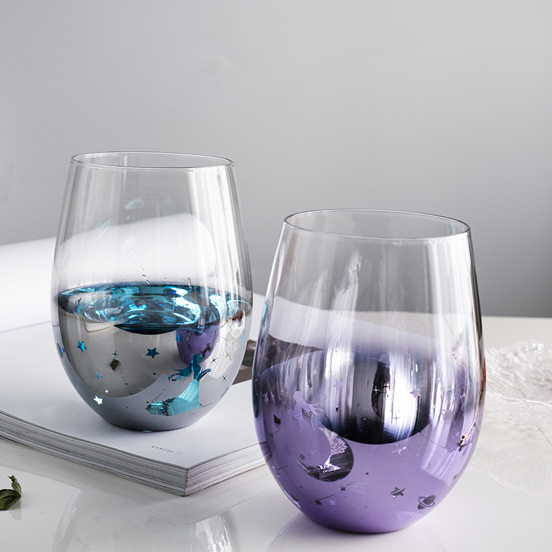 Nordic Ins Wind Glass Cup Home Heat Resistant Teacup Milk Cup Mesh Red Brief About Drinking Water Cups Drinks Juice Cups