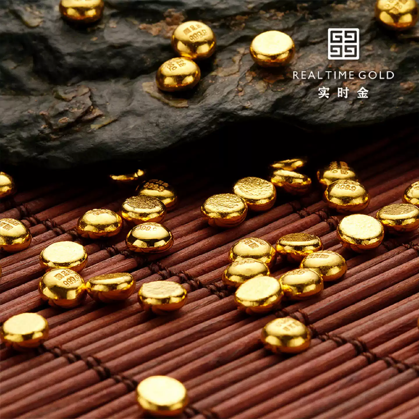 實時金】足金9999純金豆豆水貝黃金原料豆1g2g5g消氣豆金